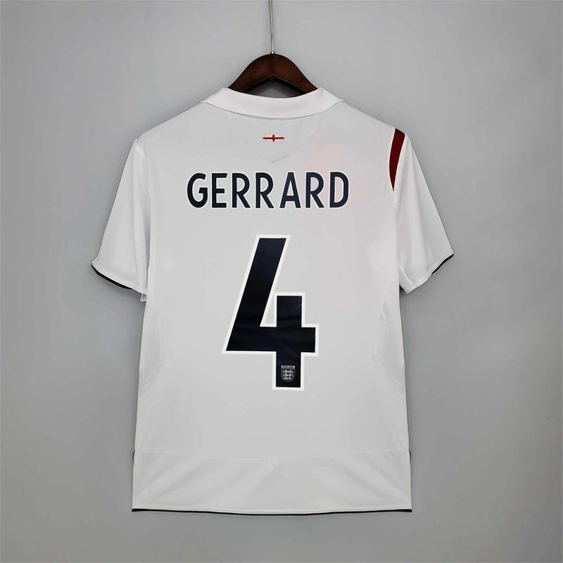 Camisa Inglaterra Retrô I Home 2006 Branca