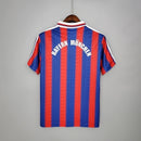 Camisa Bayern de Munique Home I 1995/97 Adidas Retrô Masculina - Azul e Vermelha