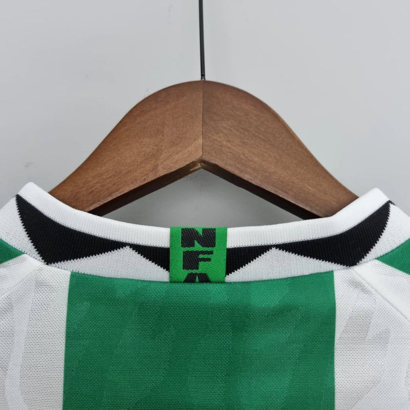 Camisa Nigéria Away II 1996/97 Nike retrô masculina branca
Camisa retrô Nigéria 1996 1997 Nike Away branca masculina
Uniforme reserva Nigéria 96/97 Nike retrô branco
Camisa de futebol retrô seleção da Nigéria Away Nike branca 1996
Camisa Nigéria anos 90 retrô Away II Nike branca masculina
