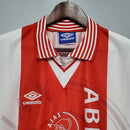 Camisa Ajax Home I 1995/96 Umbro Retrô Masculina - Branca