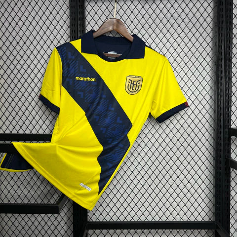 Camisa Equador Home I 2024/25 torcedor masculina - Amarela