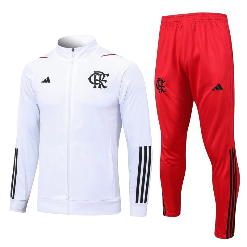 Conjunto Agasalho Treino Flamengo 2023/24 Adidas Masculino