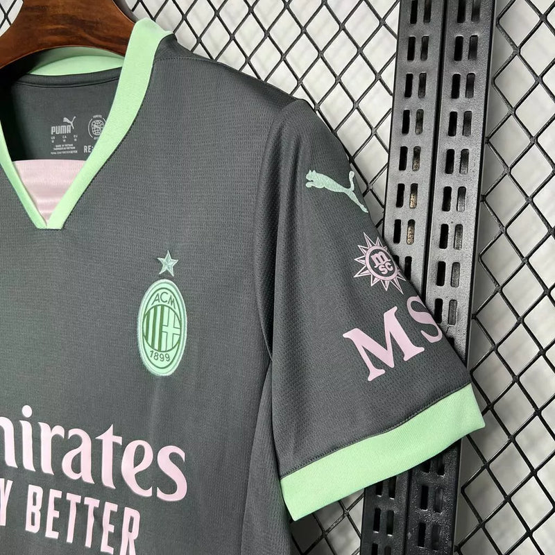 Camisa AC Milan Third (3) 2024/25 Puma Torcedor Masculina - Verde