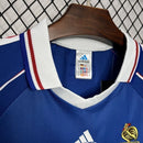 Camisa França Home (1) 1998 Adidas Retrô Masculina