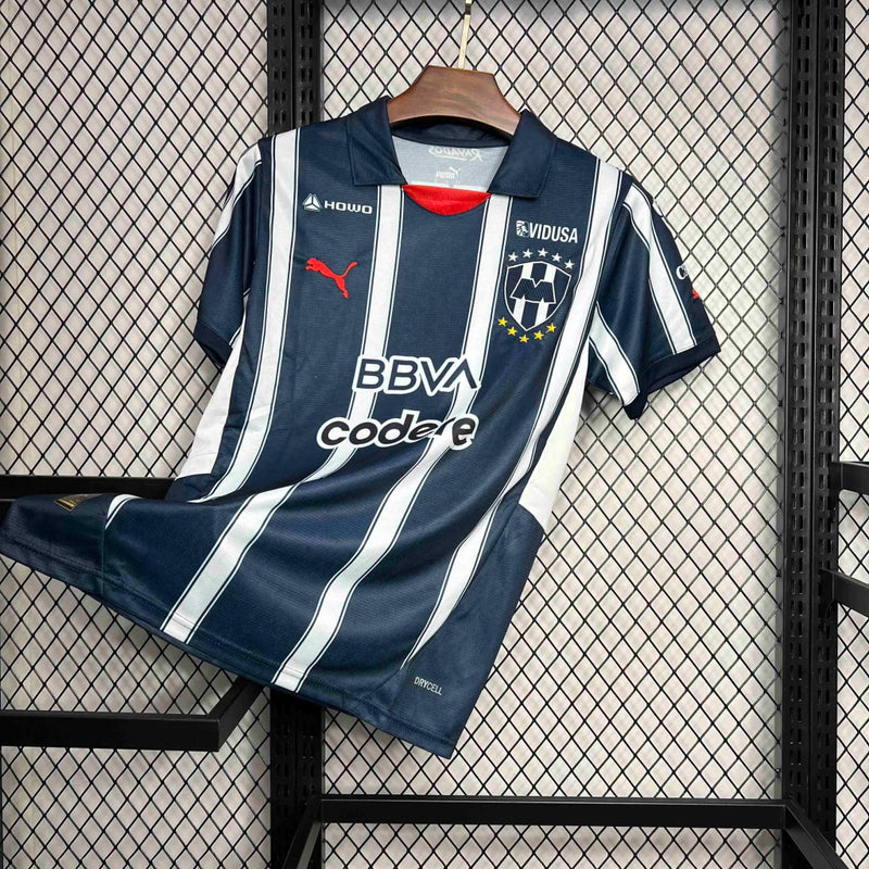 Camisa Monterrey Home I 2024/25 Puma Torcedor Masculina - Azul
