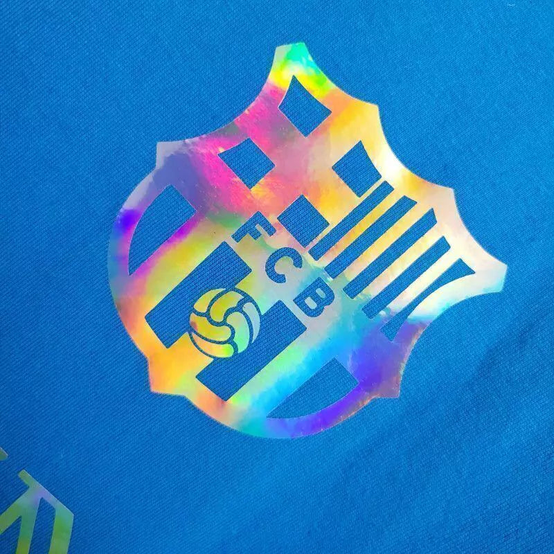 Camisa Barcelona x Balmain 24/25 Torcedor Masculino - Azul