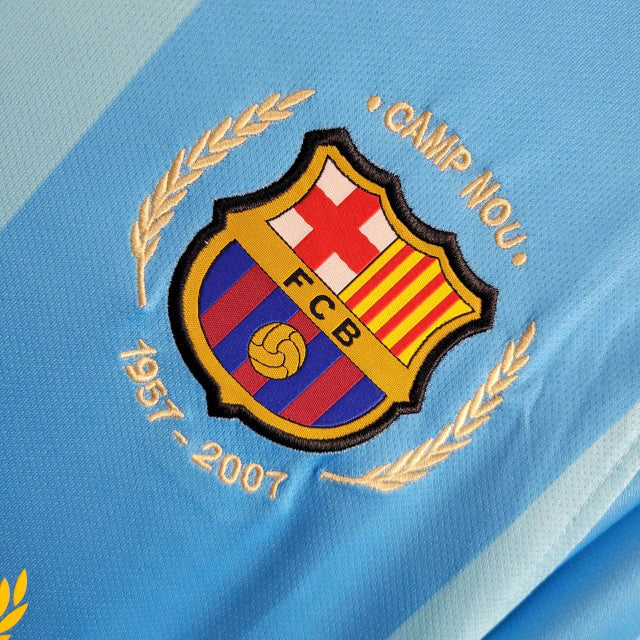 Camisa Barcelona Away (2) 2007/08 Nike Retrô Masculina