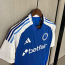 Camisa Cruzeiro Home I 2025/26 Adidas Torcedor Masculina - Azul