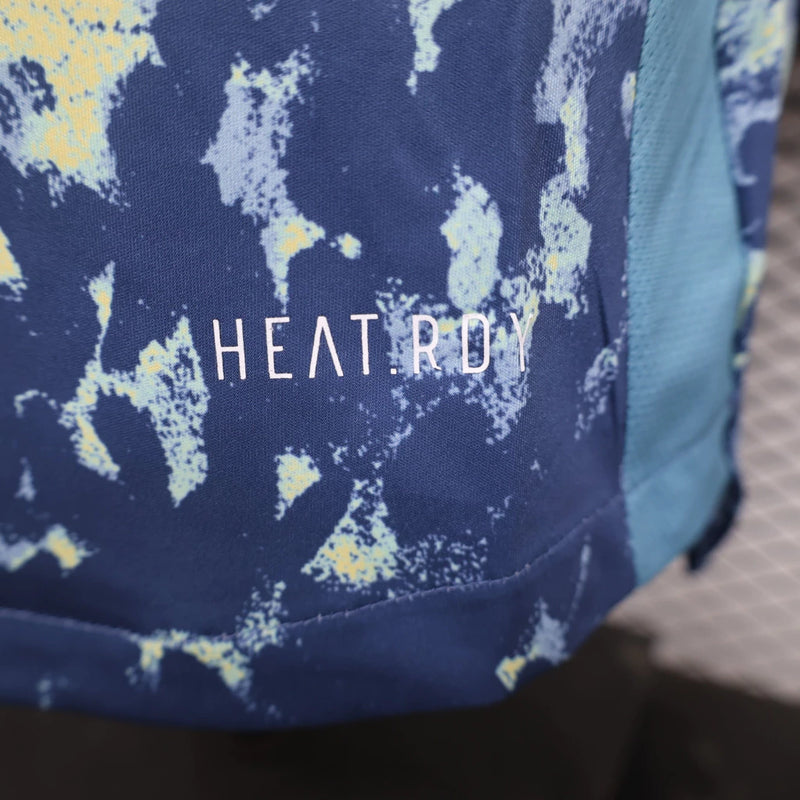 Camisa Ajax Away (2) 2024/25 Adidas Jogador Masculina azul com detalhes laranja, versão oficial Player Issue slim fit"
