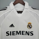 Camisa Real Madrid Home I 2005/06 Adidas Retrô Masculina - Branca