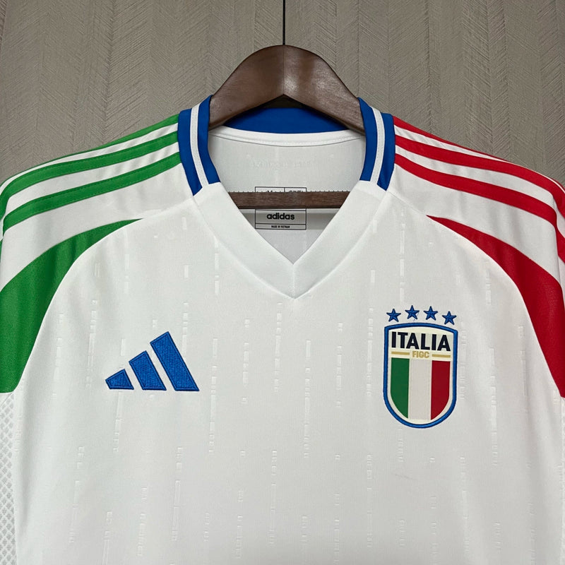 Camisa Itália Away II 2024/25 Adidas Torcedor Masculina - Branca