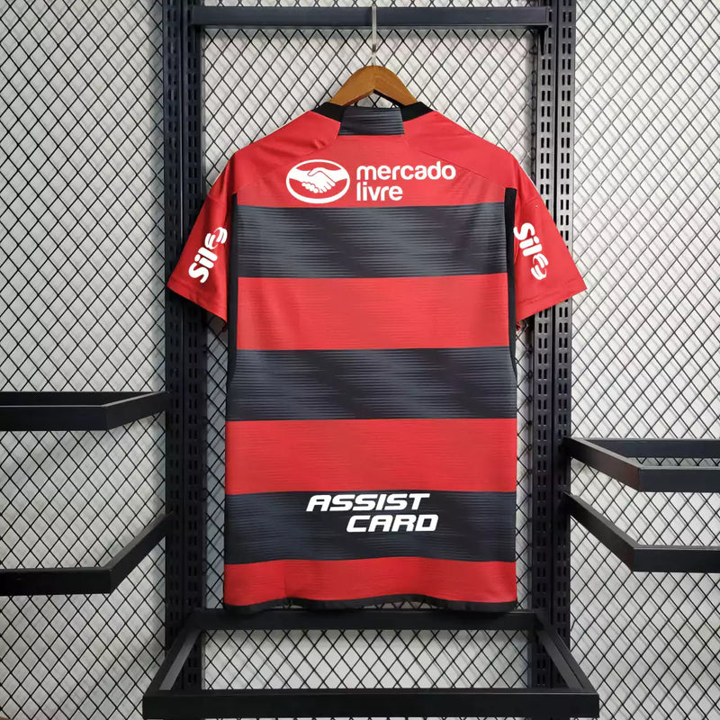 Camisa Flamengo Home (1) 2023/24 Adidas Torcedor Masculina com Patrocínios