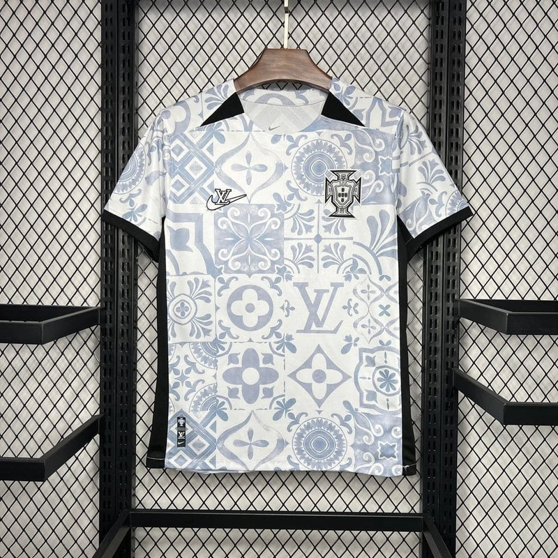 Camisa Portugal Edição Especial 2024 Nike x Louis Vuitton Torcedor Masculina