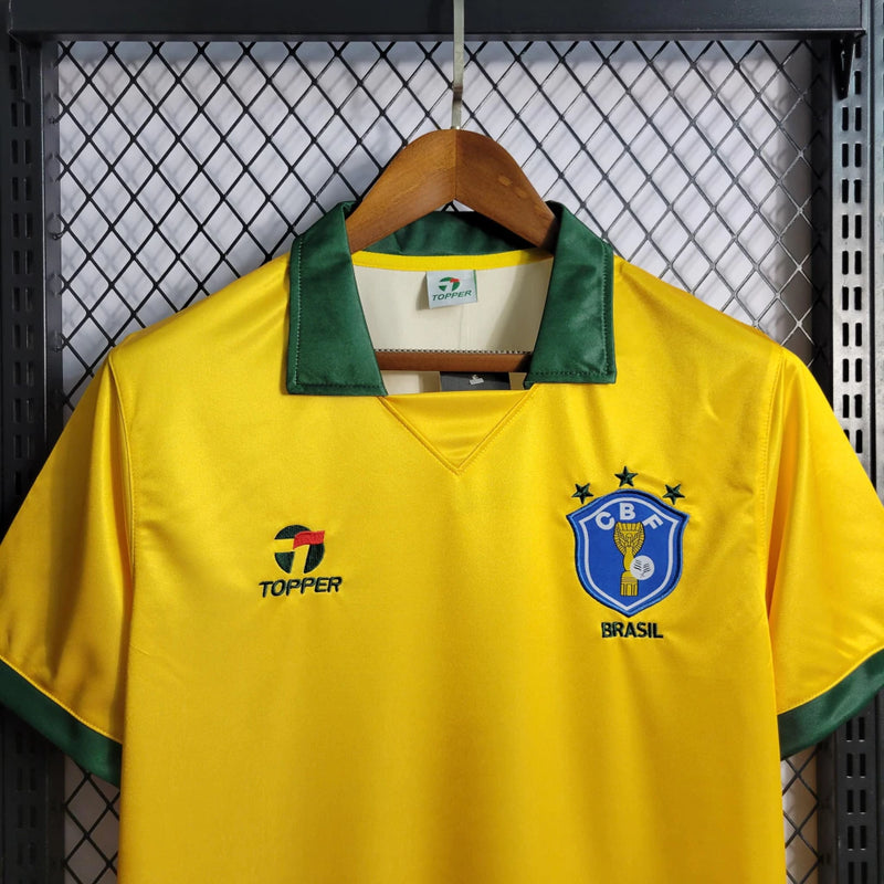 Camisa Brasil Home (1) 1988/90 Topper Retrô Masculina