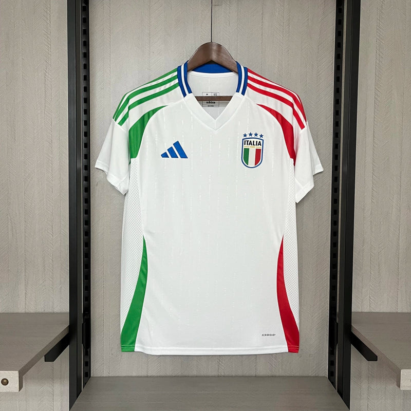 Camisa Itália Away II 2024/25 Adidas Torcedor Masculina - Branca