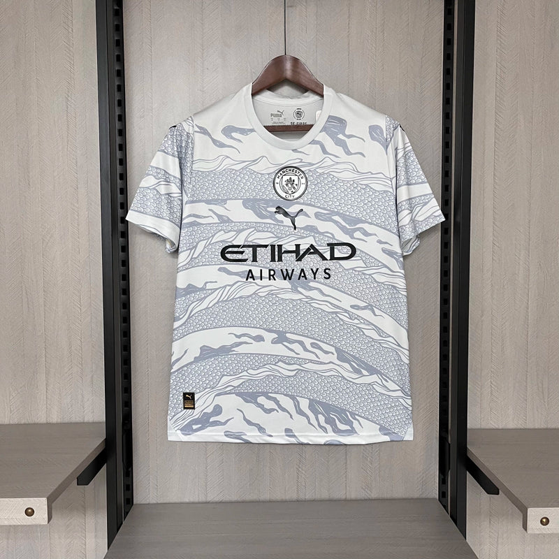 Camisa Manchester City Edição Especial 24/25 Torcedor Puma Masculina - Cinza