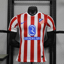 Camisa Atlético de Madrid Home I 2025/26 Nike Jogador Masculina - Vermelha e Branca