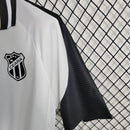 Camisa Ceará Away II 2023/24 Torcedor Masculina - modelo branco, uniforme de visitante do Vozão, escudo do clube em destaque e design moderno para torcedores.