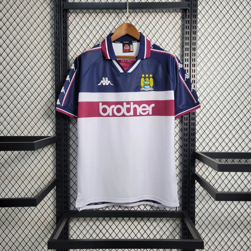 Camisa Manchester City Away (2) 1997/98 Kappa Retrô Masculina