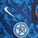 Camisa Eslováquia Home I 2020/21 Nike masculina azul com estampa gráfica, gola redonda e mangas curtas, modelo torcedor confortável em tecido respirável para fãs da seleção eslovaca