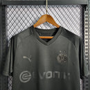Camisa Borussia Dortmund "Centenário" 2019/20 Puma Retrô Masculina - Preta