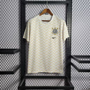 Camisa Corinthians Treino 2022/23 Torcedor Nike Masculina - Branca