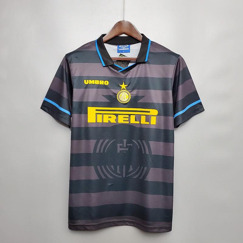 Camisa Inter de Milão Retrô 1997/1998 umbro - cinza