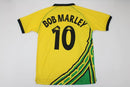 Camisa Jamaica Home I 1998/99 Kappa Retrô Masculina amarela – uniforme clássico da seleção jamaicana, modelo histórico da Copa do Mundo 1998 com detalhes verdes e pretos."