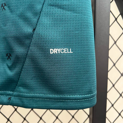 Camisa Lens Away II 2024/25 Puma Torcedor Masculina Verde, design moderno com detalhes em amarelo e vermelho, tecido leve e confortável para torcedores do RC Lens