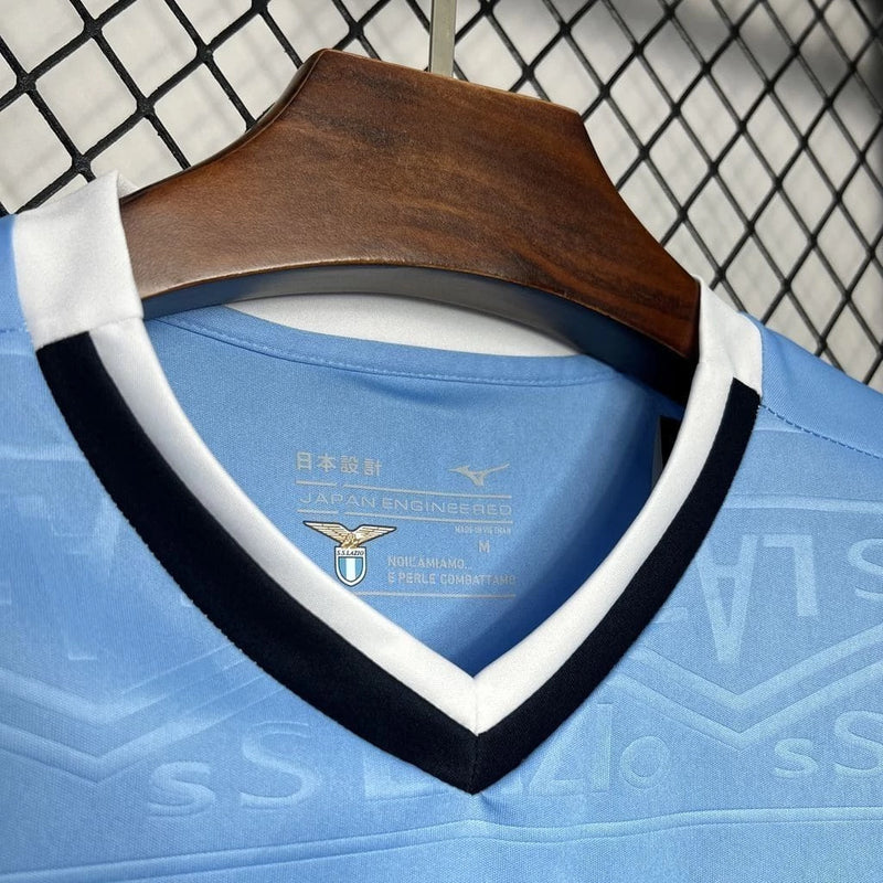 Camisa Lázio Home (1) 2024/25 Mizuno Torcedor Masculina