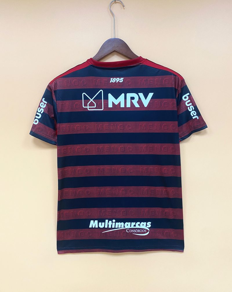 Camisa flamengo Home (1) Retrô 2019/20 Adidas Torcedor Masculina com patrocínios
