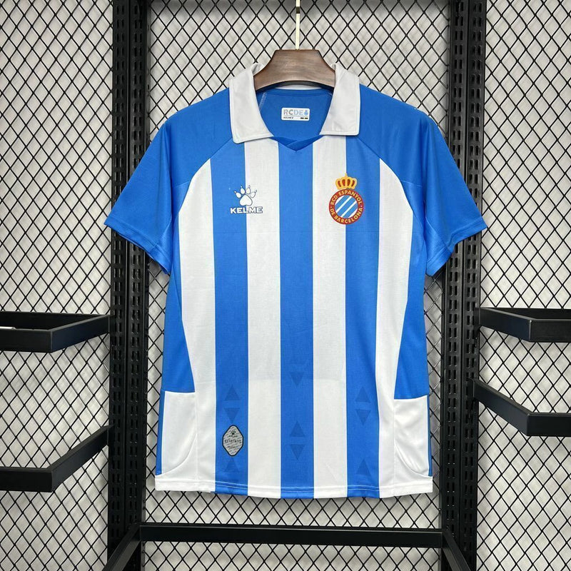 Camisa Espanyol Home I 2024/25 Kelme Torcedor Masculina - Azul