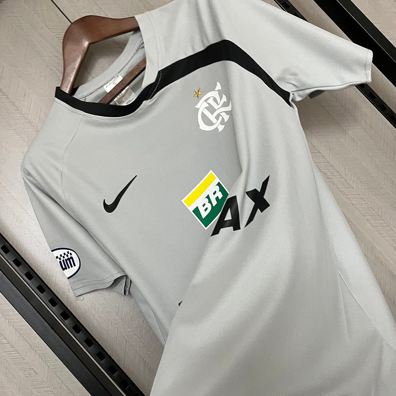 Camisa Flamengo Goleiro 2008 Lubrax torcedor Masculina - cinza