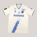 Camisa Auxerre Home I 2024/25 Torcedor Masculina Branca, uniforme clássico francês, escudo aplicado, tecido leve e respirável, ideal para torcedores e colecionadores.”