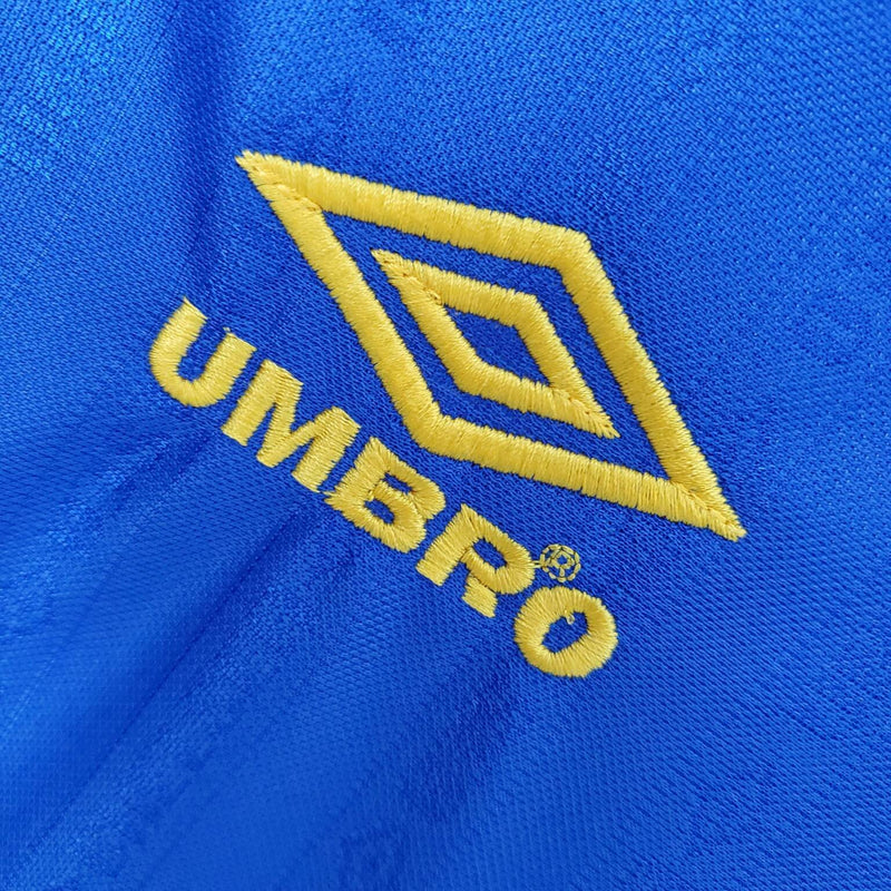 Camisa retrô do Chelsea Umbro 1995/97 Torcedor masculina - azul