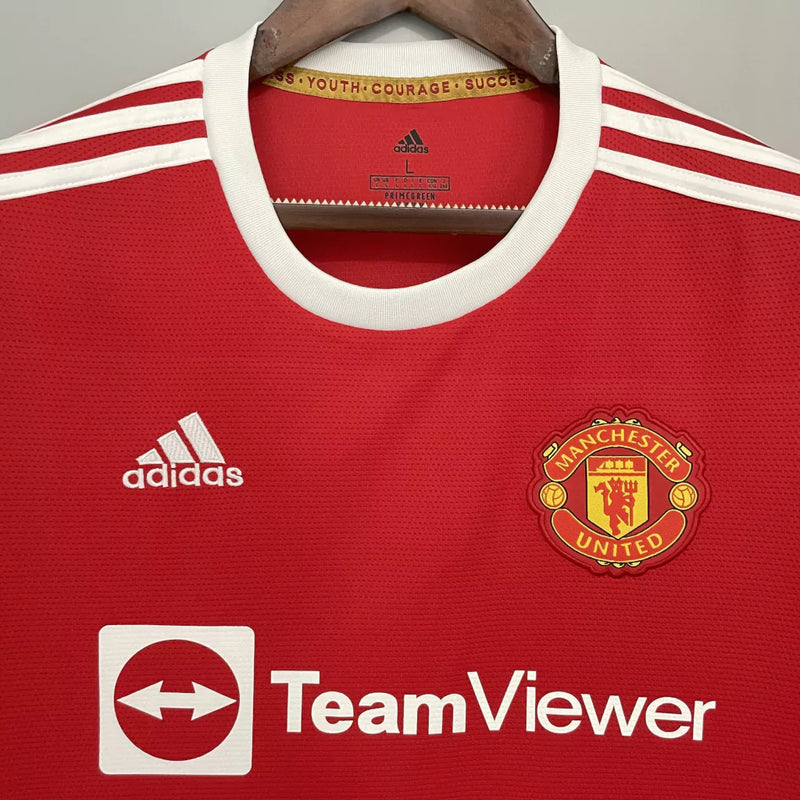 Camisa Manchester United I 21/22 Vermelha - Adidas - Masculino Torcedor