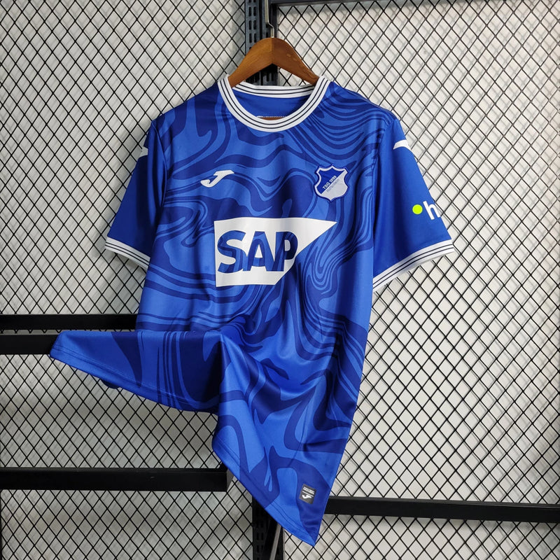 Camisa Hoffenheim Home I 2023/24 Torcedor Masculina - Azul