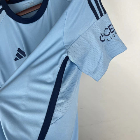 Camisa Osasuna Away II 2023/24 Adidas Torcedor Masculina - Azul