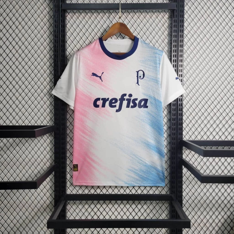 Camisa palmeiras Goleiro 'Outubro Rosa e Novembro Azul' 2023/24 Puma Torcedor Masculina