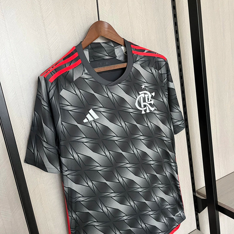 Camisa Flamengo Third (3) 24/25 Adidas Torcedor Masculina - Cinza