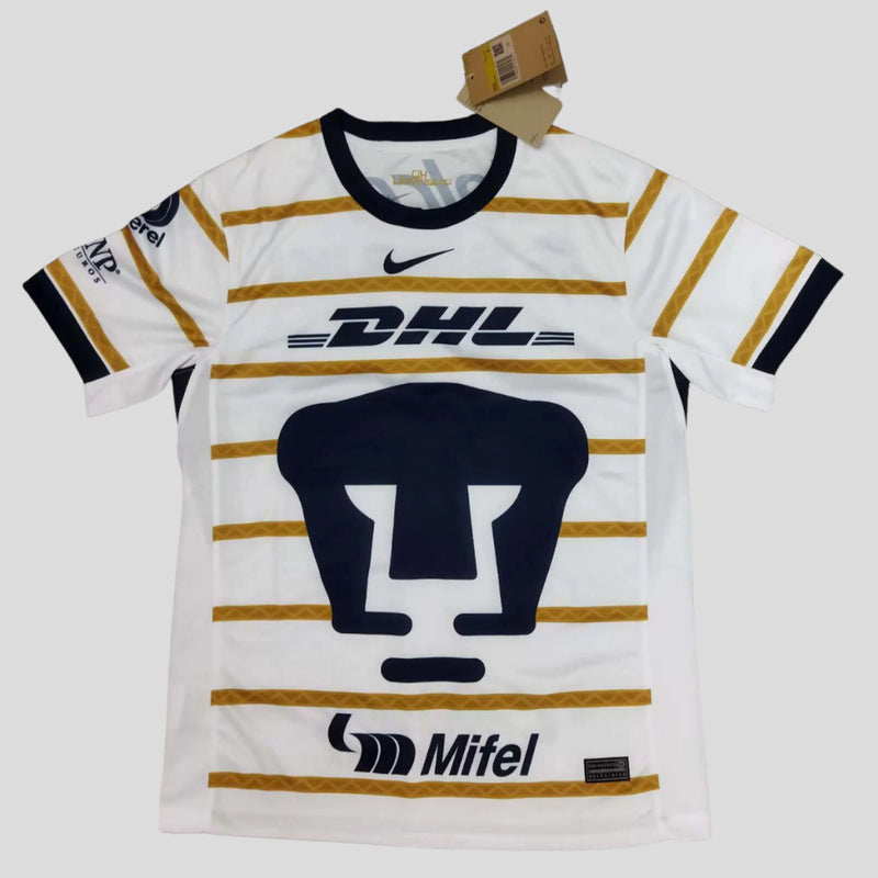Camisa Pumas UNAM Home I 2024/25 Nike Torcedor Masculina - Branca