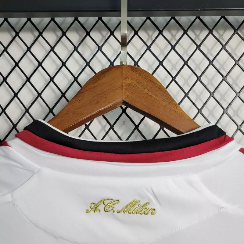 Camisa AC Milan Retrô Away (2) 2009/10 Adidas Torcedor Masculina- Branco