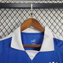 Camisa Al-Hilal '67th Anniversary' 2024/25 Puma Torcedor Masculina azul com escudo comemorativo de 67 anos bordado e logo da Puma, modelo oficial do futebol saudita.