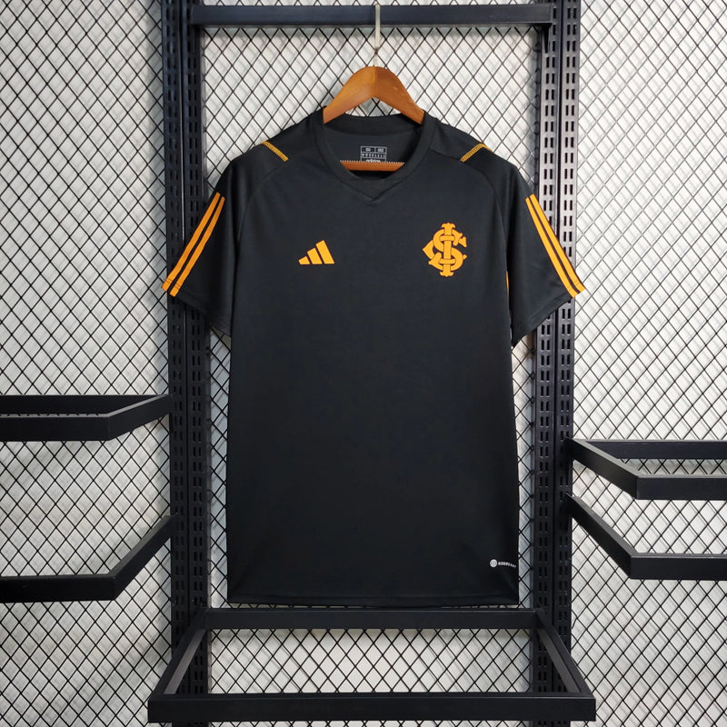 Camisa Internacional Treino 23/24 Torcedor Adidas - Preta e Laranja