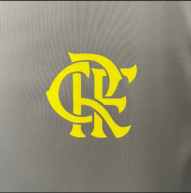 Camisa flamengo Treino 2024/25 Adidas Torcedor Masculina - cinza