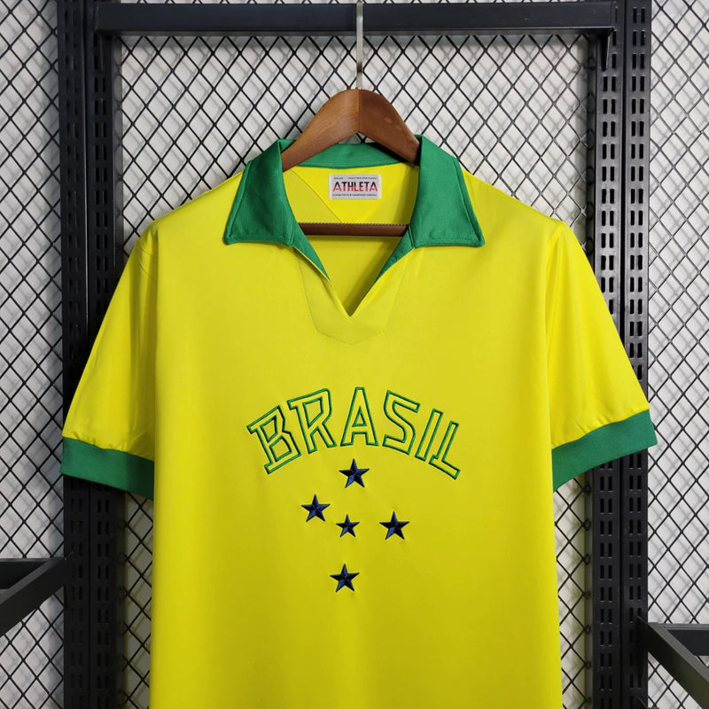 Camisa Brasil Home (1) 1958 Retrô Masculina