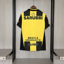 Camisa Peñarol Home I 2025/26 Torcedor Masculina Amarela e Preta, uniforme clássico, futebol uruguaio, escudo bordado, conforto, estilo e tradição para torcedores"