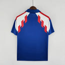 Camisa França Retrô 1989/90 Home Torcedor Masculina - Azul
