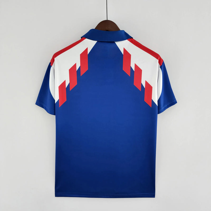 Camisa França Retrô 1989/90 Home Torcedor Masculina - Azul