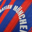 Camisa Bayern de Munique Home I 1995/97 Adidas Retrô Masculina - Azul e Vermelha